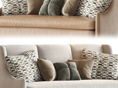 Graham Glider Sofa 3D model