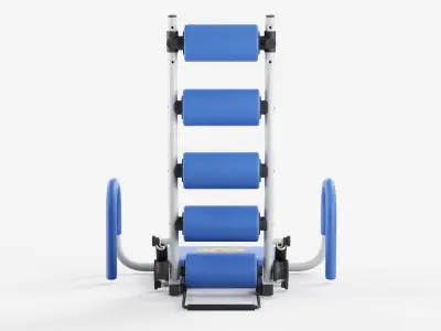 Gym Trainer AB Rocket - Rigged 3D model