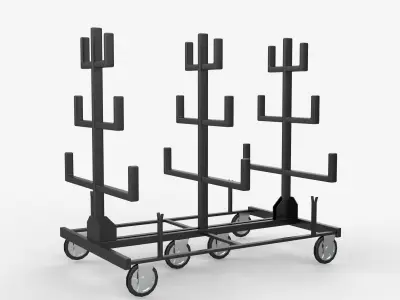 Pipe Rack 3D model