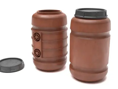 Tatooine Barrels  1-6 scale Hottoys  3D print model