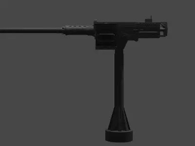 M2 Browning 3D model