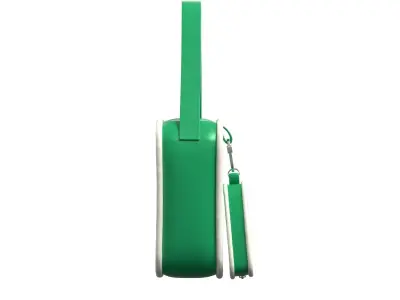Green Leather Big Shoulder Bag 3D model