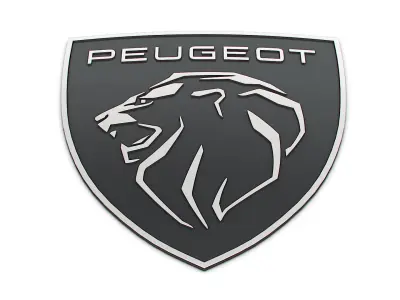 Peugeot logo 3D model purchase