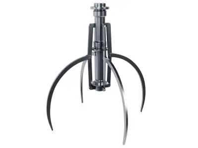 Metal Claw 19 with RIG 3D model