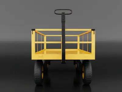 Warehouse Trolley 3D model