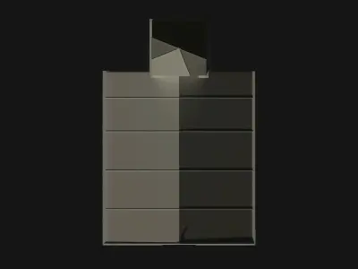 Mediavel church LOW POLY Free low-poly 3D model