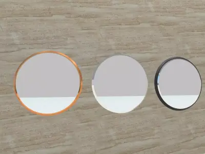 Beveled Mirror Circle 3D model
