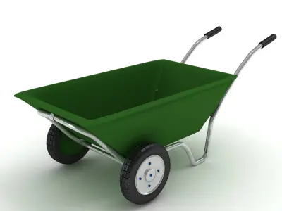 Wheel Barrow 3D model get