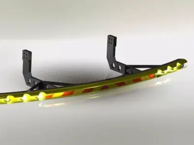 Curved Truck Underrun Free 3D model