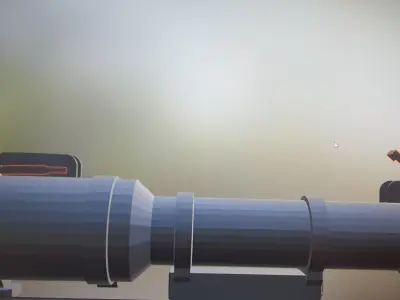 Rpg-7 Low-Poly Weapons In Game 3D Model Low-poly 3D model