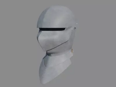 Medieval Helm Free low-poly 3D model