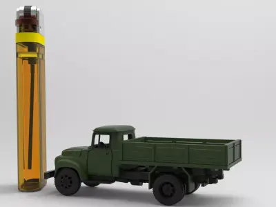 SR-113-BUCEGI -Cargo Truck 1 87 Scale Model 3D print model