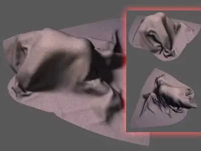 Horror Ghost Halloween Decoration realistic 3D model