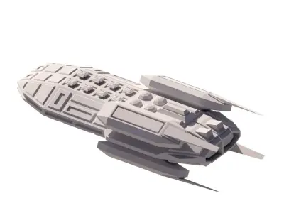 Spaceship-spacecraft-Ultra6 3D model