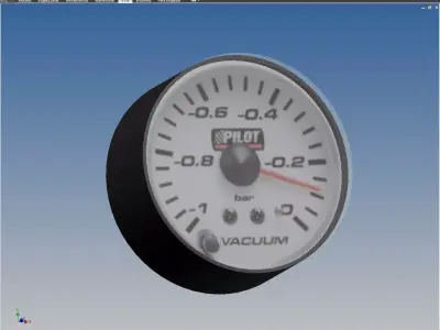 Vacuum Gauge Free 3D model