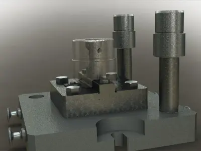Stamp bending 396 3D model