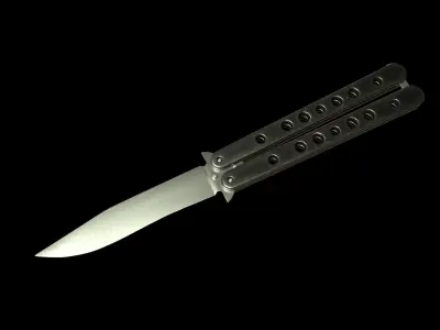 Balisong Knives 3D Model Pack