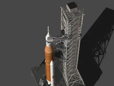  SLS and Tower Launch 