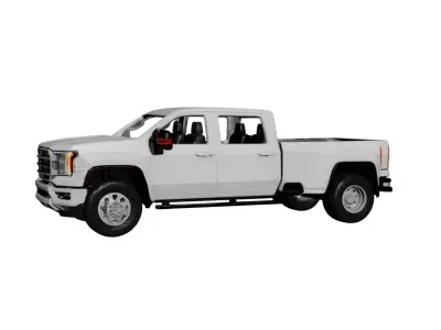 Generic Pickup Truck Versatile Vehicle Design 01 3D model