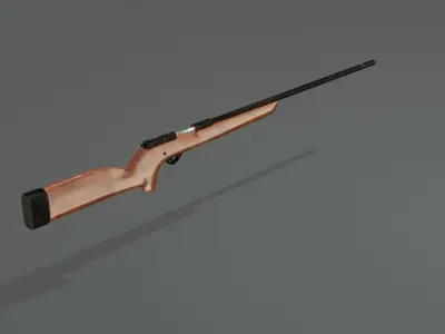 Winchester Model 1894 Free low-poly 3D model