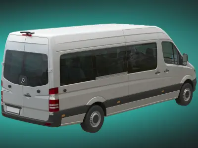Mercedes-Benz Sprinter 2015 MiniBus L3H2 3D model