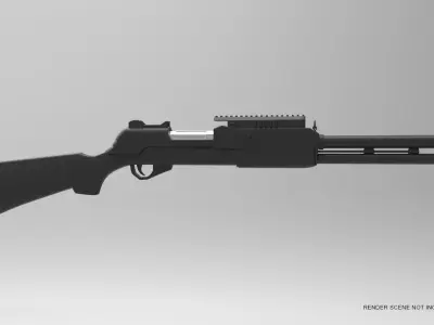 Russian Automatic Rifle Free 3D model
