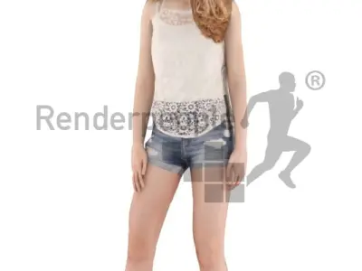 Hannah Animated 001 Idling