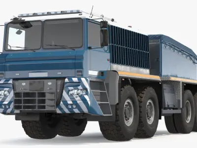 Heavy Hauler for Transporting Heavy Goods 3D model