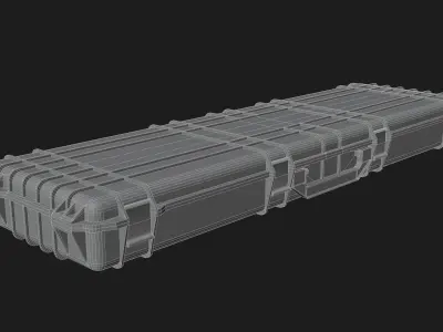 Rifle Case Low-poly 3D model