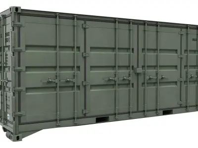 Military Container 3D model purchase