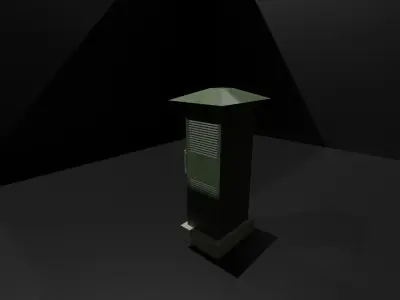 electrical box Free low-poly 3D model