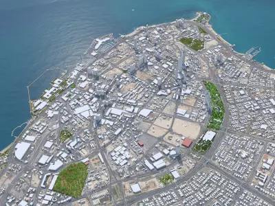 Kuwait Country 3D model