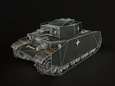 41M Turan 2 Low-poly 3D model