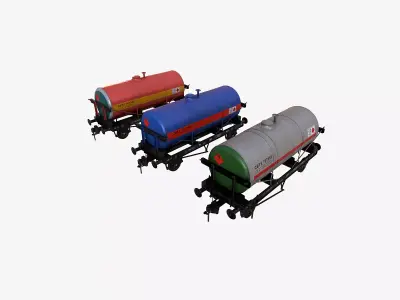 Rail Tanker 3D model