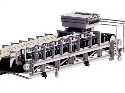 ME-Feeder-Belt Low-poly 3D model