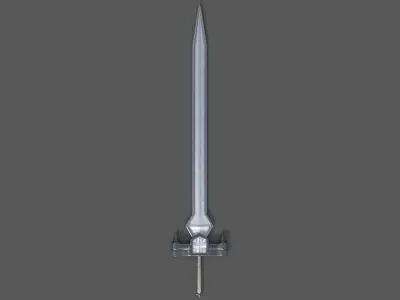 Guts Duel with Griffith Sword Low-poly 3D model