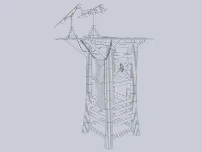 Watchtower Low-poly 3D model purchase