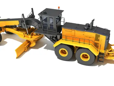 Motor Grader 3D model
