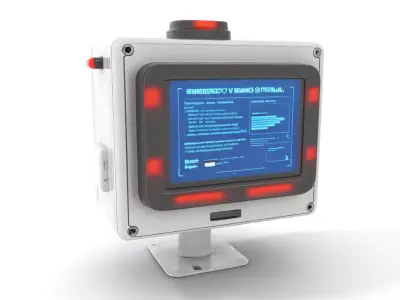 Emergency Alert System Model Pack Low-poly 3D model