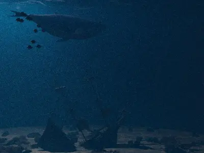 The Bottom of a Forgotten Shipwreck 3D model