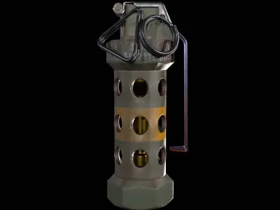 M42 Flashbang Low-poly 3D model