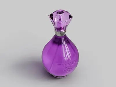 Prada Perfume Low-poly 3D model