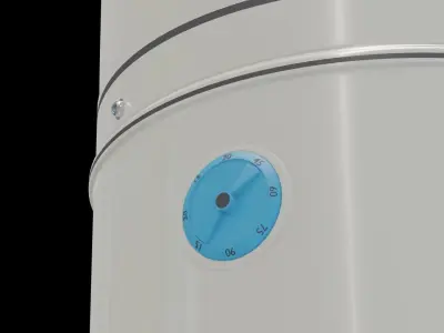 Polish mid-century washing machine FRANIA 3D model