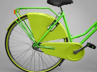 Bicycle High Poly 3D model