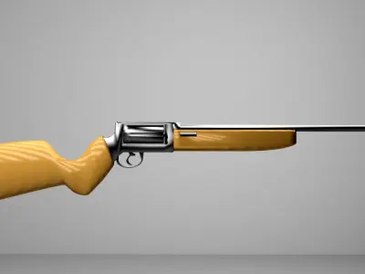 Revolver - Rifle Type 1 3D model