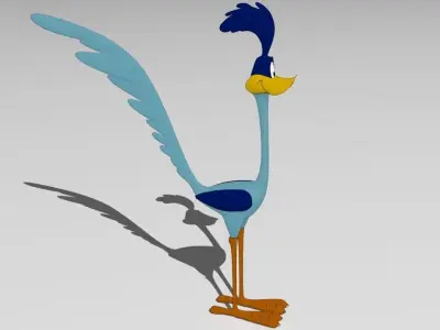Road runner 3D model