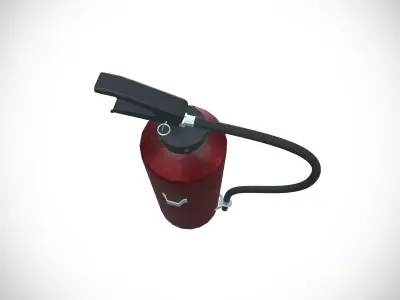 Fire Extinguisher Low-poly 3D model 30