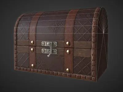Relic Box 3D Model Low-poly 3D model