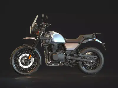 Base model Royal Enfield Himalayan 2022 3D model