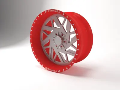 car  wheel Free 3D model